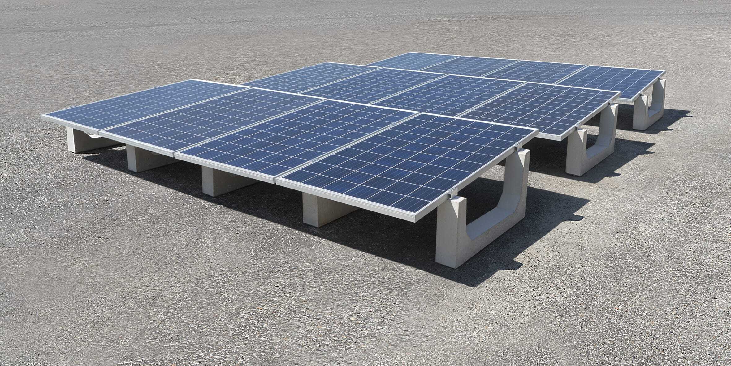 EXCLUSIVE PHOTOVOLTAIC SOLUTIONS ON FLAT ROOFS