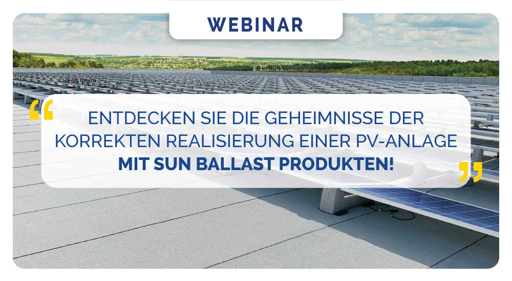 Entdecken Sie die Geheimnisse der korrekten Installation einer PV-Anlage mit Sun Ballast Strukturen